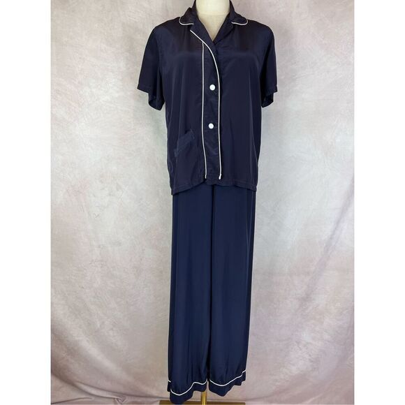 Vintage 1950s Women’s Pajamas 3pc Set Mod MCM Pin Up - Picture 1 of 12